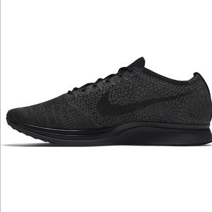 Nike Flyknit Racers Triple Black - 6.5, 8.5 & 12.5